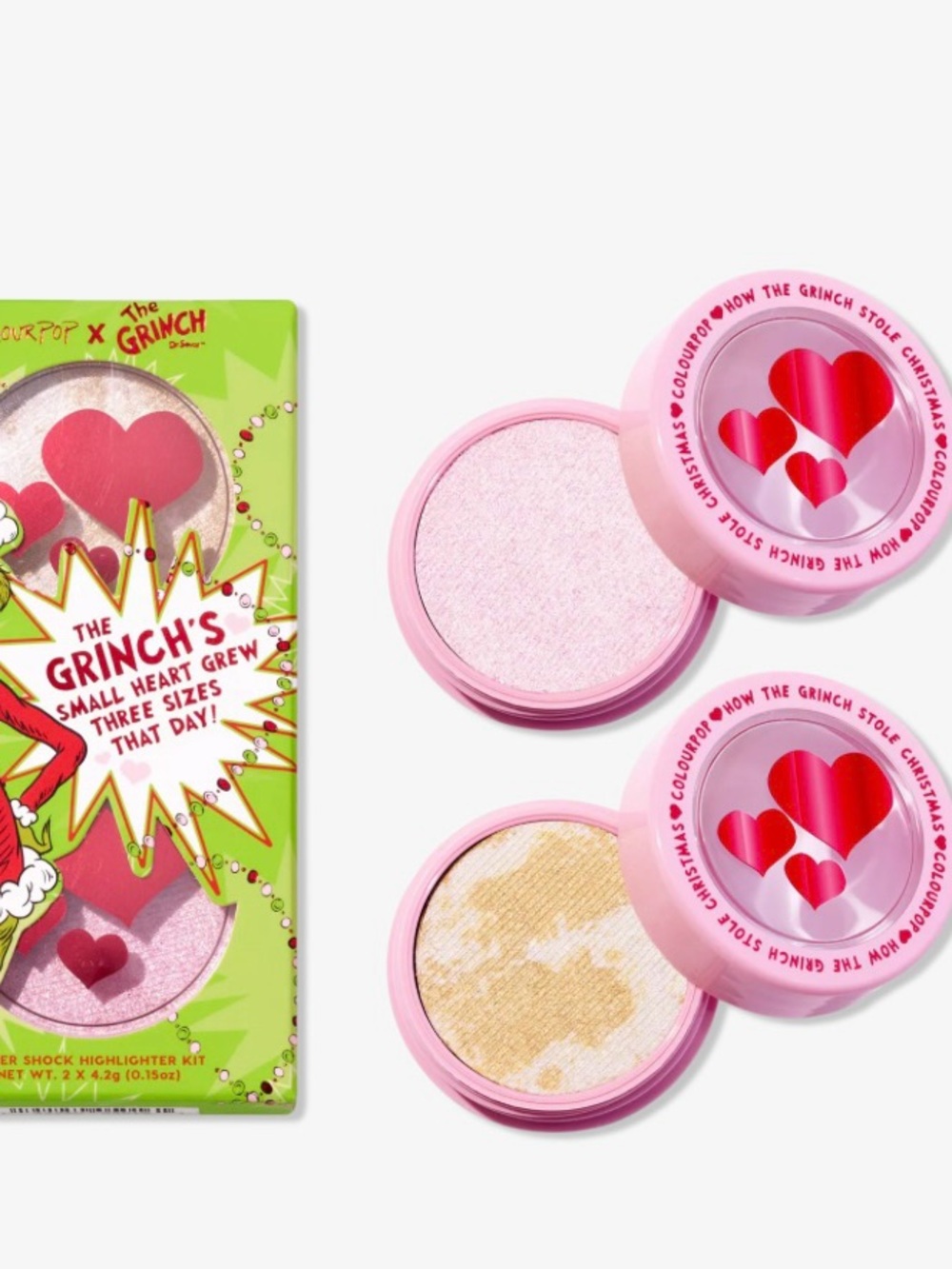 ColourPop The Grinch Super Shock Highlighter Kit
